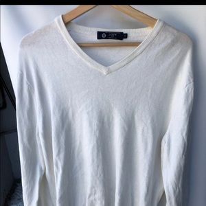 J.Crew Mens White Sweater